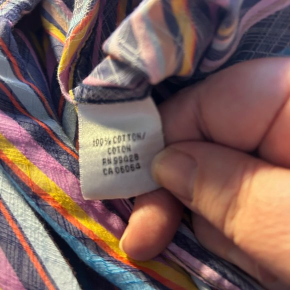 Bugatchi Long Sleeve Button Down XXL - Picture 8 of 8